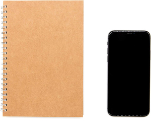 Diario barato Bloc de notas Diario Cuaderno de bocetos en blanco Papel grueso Cubierta suave Espiral Marrón Cuadernos ecológicos - Product Image 5