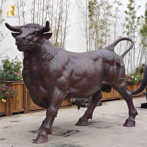 Scultura di Toro in Bronzo su Misura a Grandezza Naturale per Decorazione Esterna - Product Image 6