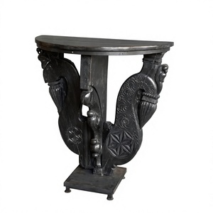 Console en bois aux lignes gracieuses et à la finition raffinée, cette table console apporte une élégance discrète au mobilier de salon. - Product Image 1