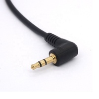 Câble audio 3,5 mm TRS mâle à 3,5 mm mâle à angle droit de 90 degrés pour projecteur, haut-parleur, ordinateur, lecteur DVD
