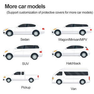 Housse de Voiture <span class=keywords><strong>Hiver</strong></span> Robuste Coupe-Vent Anti-Grêle Anti-Poussière Anti-UV Anti-Neige Isolation Protection Extérieure - Product Image 5