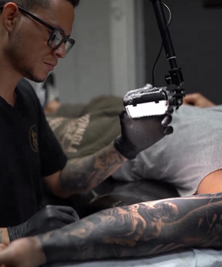 Lampe de travail pour l'élimination des tatouages LBB, lampe de sol LED, lumière de réflexion, outil de vision pour tatouages sans reflets, polarisant avec lunettes CPL - Product Image 2