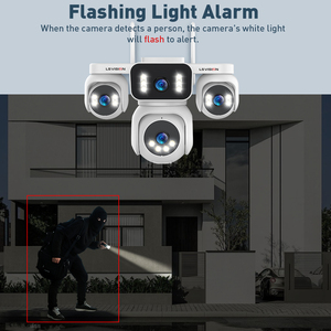 LS tầm nhìn bốn màn hình ngoài trời Wifi máy ảnh 20MP 4 ống kính 16X Zoom PTZ an ninh nhà cam ai theo dõi con người giám sát CCTV <span class=keywords><strong>Camera</strong></span> - Product Image 5