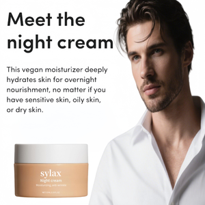 Crème anti-rides hydratante pour <span class=keywords><strong>homme</strong></span>, <span class=keywords><strong>hydratant</strong></span> facial à l'acide hyaluronique, beurre de karité, caféine, réduit les rides pendant le sommeil - Product Image 4