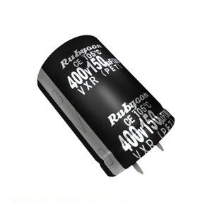 Condensateur à montage traversant 270 µF 350 V XR270MEFC25X45 CAP ALUM 270UF 20% 350V SNAP TH - Product Image 1