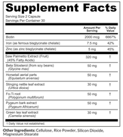 LIFEWORTH OEM Supplément capillaire pour adultes DHT Blocker Saw Palmetto Capsules avec vitamines capillaires pour femmes hommes non enceintes femmes