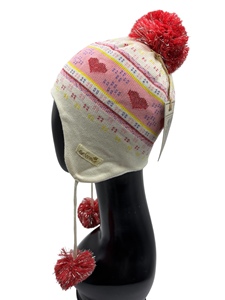 Gorro de punto de alta calidad para niños 54-56 Cm estilo de moda X'MAS gorro de regalo con orejas - Product Image 4