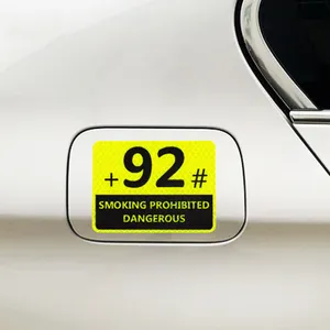 装饰警告反光贴纸个性化车身92 #95 # 燃油箱粘合剂反光贴纸