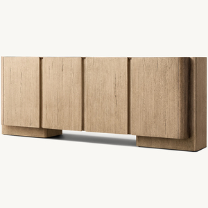 <strong>Modern</strong> Solid Wood <strong>Buffet</strong> Cabinet 4 Door <strong>Sideboard</strong> for Dining Room Furniture - Product Image 2