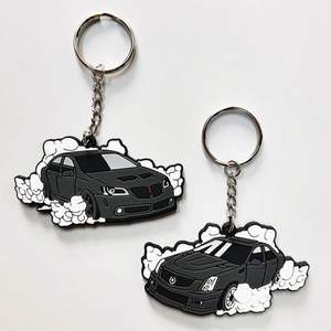 Wholesale Custom 2D Soft PVC Strap Key Chains <b>Personalized</b> Car Rubber <b>Keychains</b> for Promotional Gifts for All Types - Product Image 1