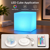Base de lampe à induction LED USB de remplacement pour meubles de table 85 mm 120 mm