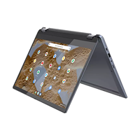 Notebook belajar siswa murah Intel 15 inci 8 GB IdeaPad Flex 3i Chrome OS eMMC 64 GB Wi-Fi 6 garansi 1 tahun