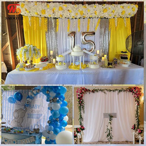 Support de toile de fond de mariage réglable en alliage d'aluminium SMOOTH avec systèmes de suspension et accessoires pour tuyaux de différentes tailles - Product Image 6