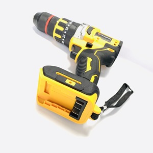 Perceuse à percussion sans fil portable haute puissance jaune 13 mm avec mandrin métallique 200 N.m, visseuse à couple sans balais rechargeable PG4665A - Product Image 6