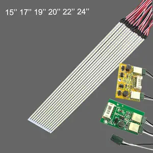 Strip lampu latar TV <span class=keywords><strong>LED</strong></span> tanpa Driver <span class=keywords><strong>Led</strong></span> 15 inci 17 inci 19 inci 20 inci 22 inci 24 inci - Product Image 2