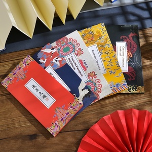 สมุดบันทึกขนาดเล็ก 40 แผ่น <span class=keywords><strong>พับ</strong></span>ได้ ของที่ระลึกการเดินทาง ตราประทับการผ่านพิธีศุลกากร คุณค่าสูง ของขวัญสไตล์จีน - Product Image 4