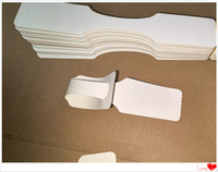 Étiquette de bagage pour réception d'hôtel, auto-scellante, sans cordon, à inscrire, pour carte de bagage avec crochet pour invité