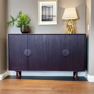 Durable Contemporary Black Oak <b>Wood</b> <b>Cabinet</b> Minimalist Space Saving <b>Shoe</b> Rack Storage Unit for Hotel Living Room Home Office - Product Image 1