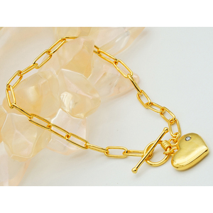 Paperclip <b>Bracelet</b> Heart <b>Bracelet</b> Lab Diamond <b>Bracelet</b> Charm <b>Bracelet</b> IGI/GIA Certified <b>Bracelet</b> Radiant <b>Rope</b> Chain - Product Image 5