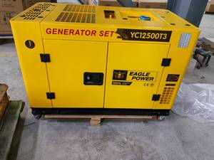 เครื่องกำเนิดไฟฟ้าดีเซลแบบพกพา EAGLE POWER YC12500T/T3 <span class=keywords><strong>เฟส</strong></span>เดียว AC 50/60Hz 8KW/10KVA 3KW-10KW  เงียบ ได้รับการรับรองมาตรฐาน CE/ISO9001 - Product Image 6