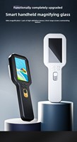 Handheld Electronic Magnifier V8 HD 5-500x Digital Microscope Jewelry Jade Observe Magnifying Glass