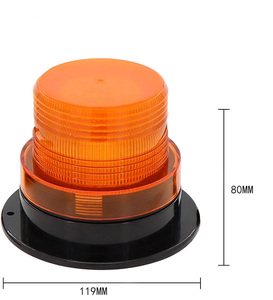 Led đèn hiệu nhấp nháy ánh sáng khẩn cấp xoay Strobe ánh sáng COB PC + Nhôm Nhà ở với cơ sở từ tính cho DC 12-80 V <span class=keywords><strong>OEM</strong></span> 24V - Product Image 5