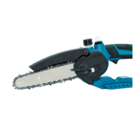 Scie à chaîne portative sans fil 18V avec batterie lithium-ion et lubrification automatique pour jardin