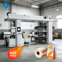 Machine d'impression pour sacs en papier laminé, sacs composites papier-plastique, sacs multi-parois à valve, avec moteur servo et PLC