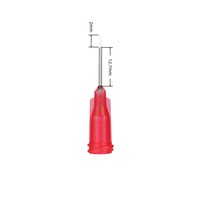 Aiguille de distribution Liscoe 27G 0,5 pouce en acier inoxydable avec revêtement PTFE Téflon, embout Luer Lock résistant aux produits chimiques, pointe de colle OEM