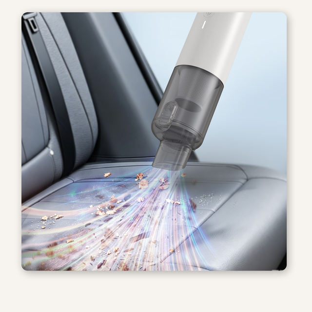 20Kpa Strong Suction 120 W Lightweight Hand Held USB Battery Powered Bagless HEPA Filter Cordless Car Vacuum