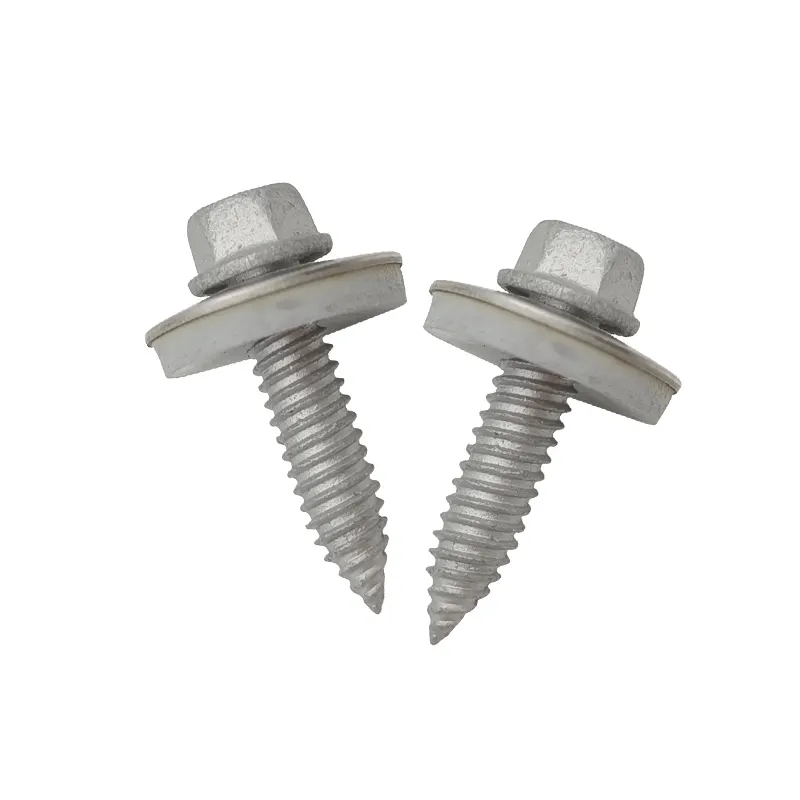 Tornillos bimetálicos de fábrica 5,5*25 Tornillo autorroscante SS304 + SS420 Tornillo de acero inoxidable para construcción