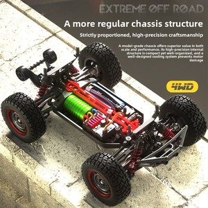 Coche RC sin escobillas Sushi Yu transfronterizo 4WD de alta velocidad para rally, todoterreno, drifting y carreras, de plástico para exteriores - Product Image 4