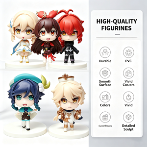 Statuetta in PVC Rigido da 8cm, Action Figure di Personaggi Anime <span class=keywords><strong>Giapponesi</strong></span>, Collezione 3D di Figure Anime, Giocattoli Cartoon OEM in Scatola Misteriosa - Product Image 3
