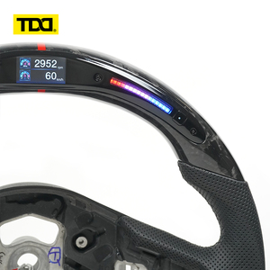 Volante Deportivo TDD de Fibra de Carbono con LED Real, Compatible con TOYOTA SUPRA - Product Image 3