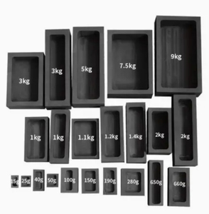 AL-B Vente Chaude De Haute Qualité Al-L Carbone B <span class=keywords><strong>Lingot</strong></span> Or/<span class=keywords><strong>Argent</strong></span>/Cuivre Graphite Moule 50g/100g150g/300g/<span class=keywords><strong>500g</strong></span>/1kg/1.4kg/2kg GRAPHITE - Product Image 5