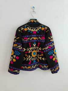 Chaqueta Suzani de Algodón Estilo Vintage, Bordado Boho Hecho a Mano, Ropa Exterior Informal y Festiva para Mujer, Bordado Uzbeko Étnico - Product Image 6