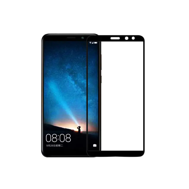 Anti fingerprint screen protector 0.33mm 5D curved tempered glass for huawei nova 2 2i 2s screen protector