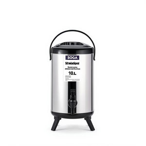Recipiente Térmico Aislado de Acero Inoxidable Soga de 10L para Té, Café, Jugo, Dispensador de Agua - Product Image 1