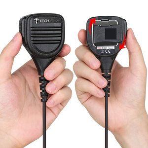 Microphone d'épaule étanche TechSide TSMIC10 à prix d'usine, avec prise PTT et clip rotatif 3,5 mm, compatible, fabriqué en Chine - Product Image 5