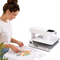 Presse à chaud monoposte entièrement automatique AP10 pour l'impression de t-shirts et vêtements, équipement de transfert thermique 220V/110V/127V