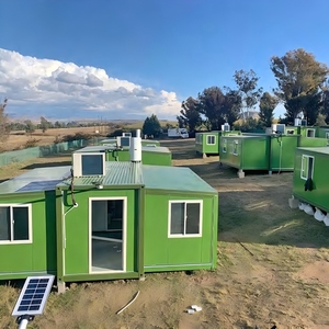 <span class=keywords><strong>Casa</strong></span> Contenedor Prefabricada de Lujo, Unidad de <span class=keywords><strong>Alquiler</strong></span> de 3 Habitaciones, Apartamento Modular de 20 pies, Panel Sándwich, <span class=keywords><strong>Casa</strong></span> Contenedor Expandible - Product Image 1