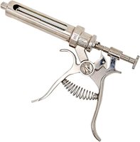 Seringue multidose réglable de 50ml pour le bétail, le cheval et la vache pour l'anesthésie et le diagnostic.