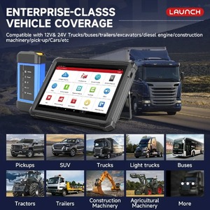 เครื่องสแกนวินิจฉัยยานยนต์ LAUNCH X431 V+HDIII HD3 สำหรับรถบรรทุกหนัก 12V/24V เครื่องยนต์ดีเซล รถบัส และเครื่องจักร - Product Image 2