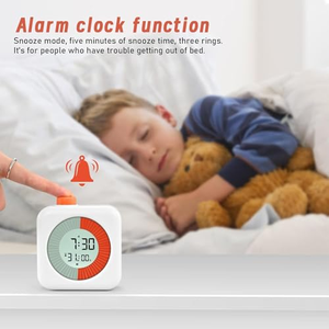 Minuteur Pomodoro pour enfants, études et bureau, horloge de concentration 25+5 avec affichage LED, design magnétique, batterie rechargeable longue durée - Product Image 4