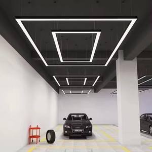 Bureau moderne 2FT 4FT 8FT DALI 0-10V RGB Dimmable Led lumière linéaire pour Garage salle de <span class=keywords><strong>billard</strong></span> - Product Image 1
