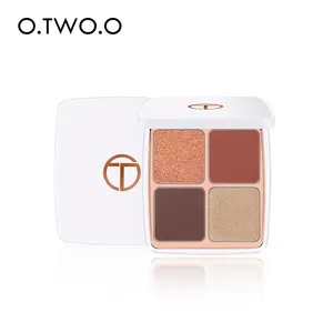 O.TW O.O Augen Make-up Glitter Lidschatten 4 Farben Palette Shining Lidschatten Marokko Lidschatten