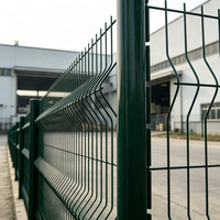 Clôture en treillis soudé incurvé 3D, clôture de sécurité pour ferme et usine