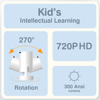 Topleo Android proyector de cine en casa portátil Mini niños pantalla táctil Hy300 ultra Vekids Video Proyectores Led 4K proyector