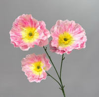 Fabrik-Großhandel Rosa Rosen Künstliche Weiche Kunstblumen für Hochzeit Event Heim-Dekoration