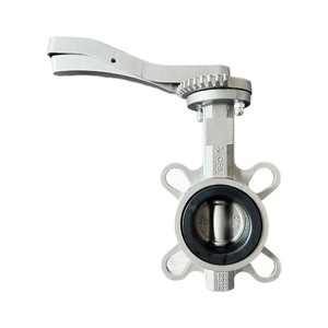 Válvula de Mariposa de Acero Inoxidable de 4 Pulgadas Tipo Abrazadera Manual para Productos Químicos y Sistemas de Refrigeración DN100 - Product Image 4